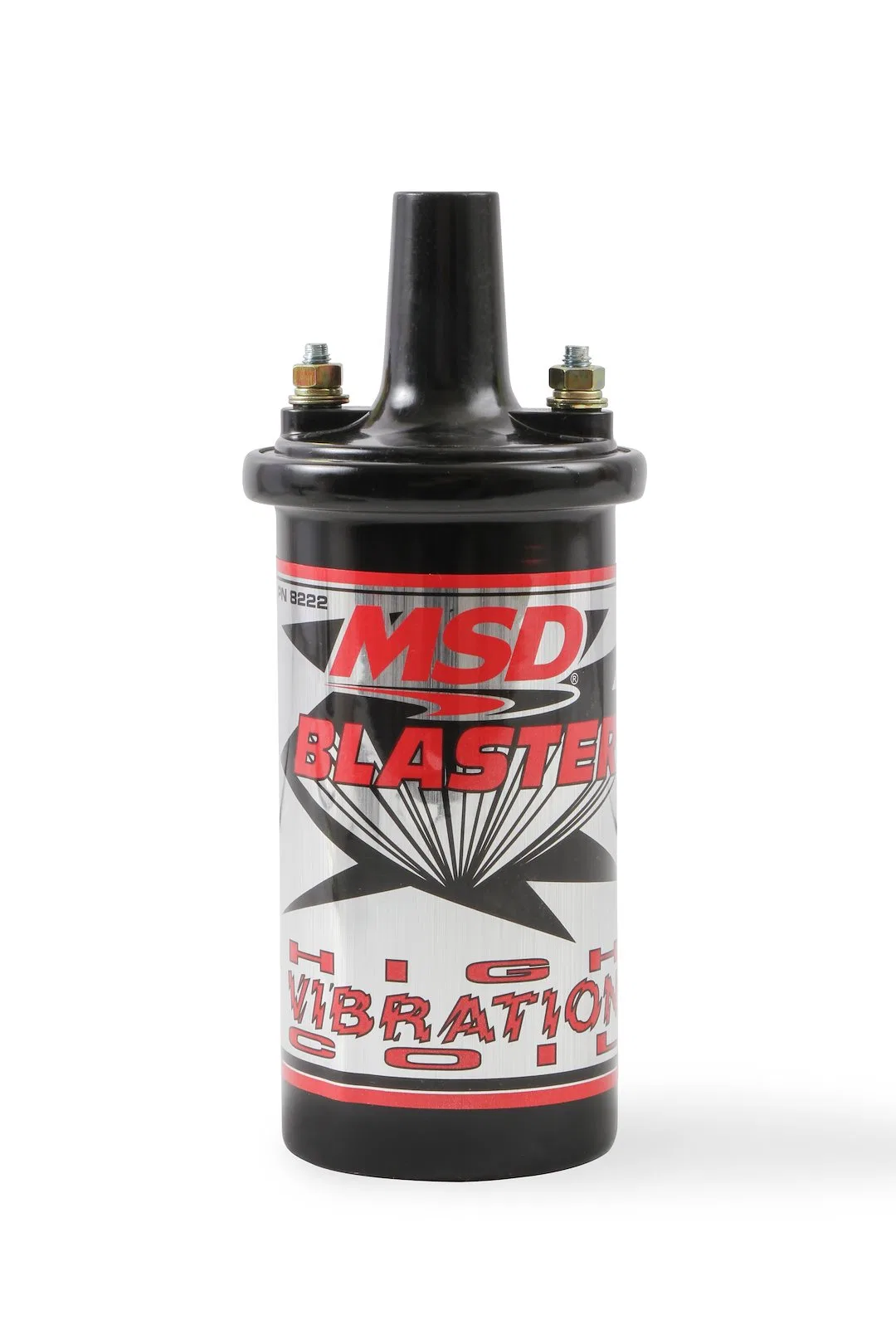 8222 – MSD CO. Ignition Coil, Canister 45000 Volts 0.7 Ohms Primary Resistance/4.5K Ohms Secondary Resistance/100:1 T...